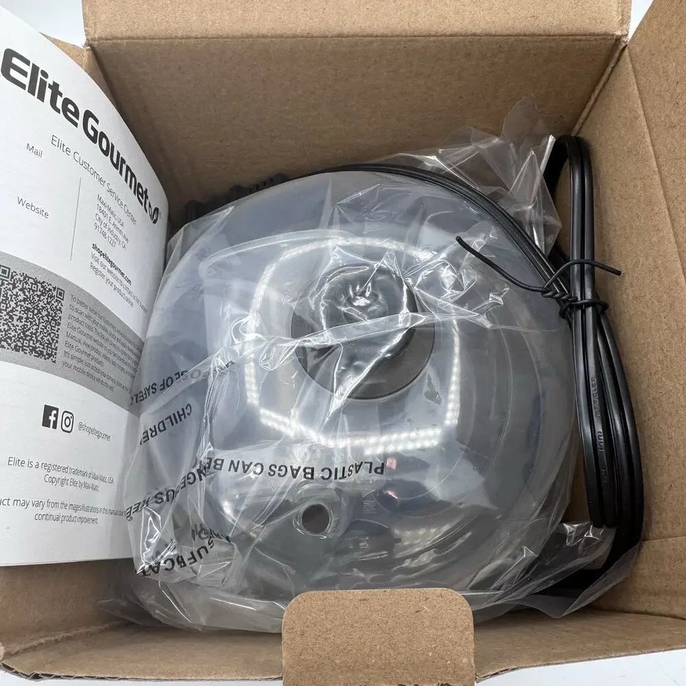 Elite Gourmet EGC-007B# Rapid Egg Cooker, 7 Easy-To-Peel, Hard, Medium, Soft